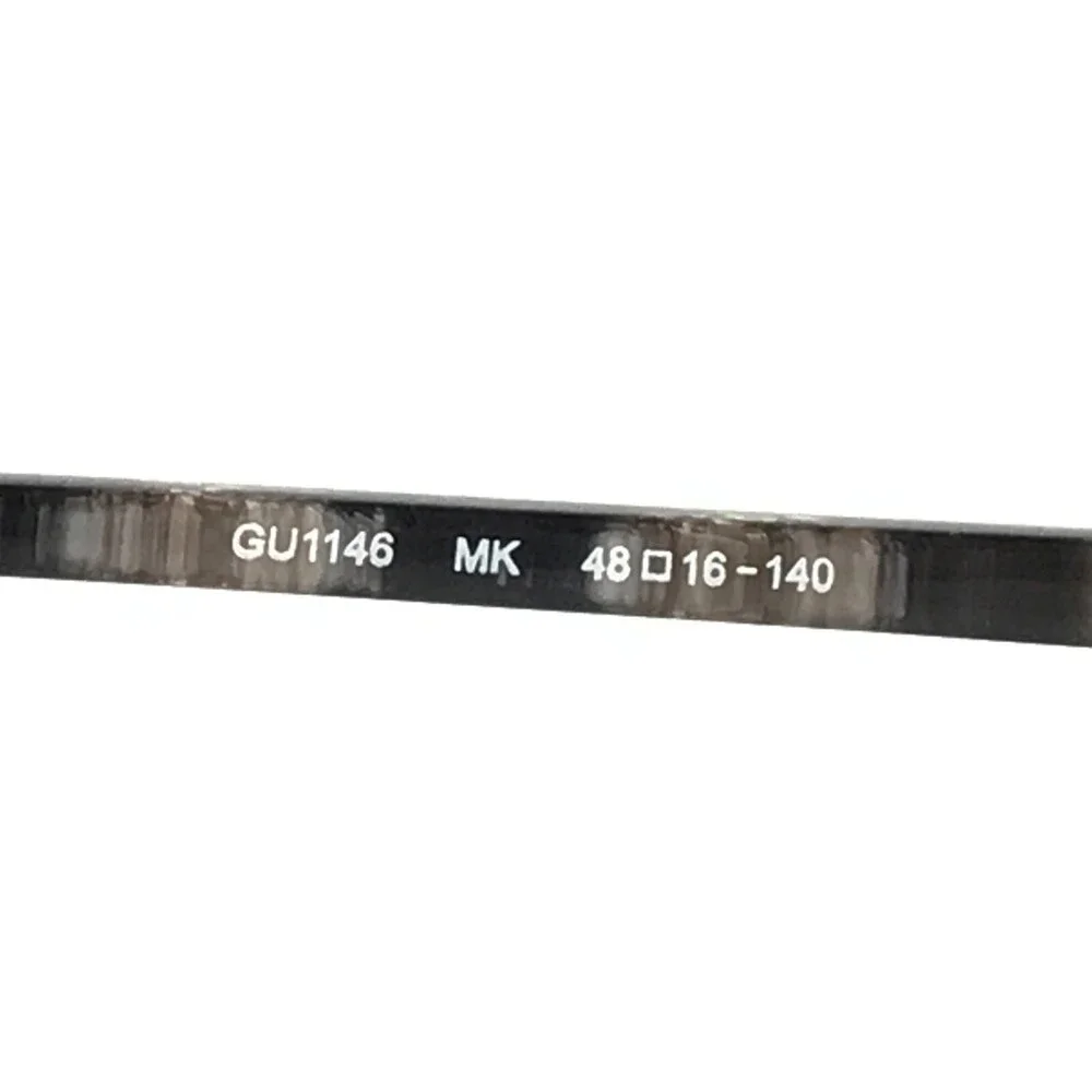 Guess Eyeglasses Frames GU1146 MK Brown Rectangular Full Rim 48-16-140